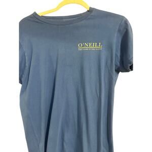 O'Neil Graphic Tee Tshirt Blue 2 sided Surf Shirt